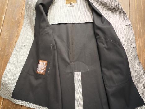 MACKINTOSH/マッキントッシュ ゴム引き ウールステンカラーコート千鳥